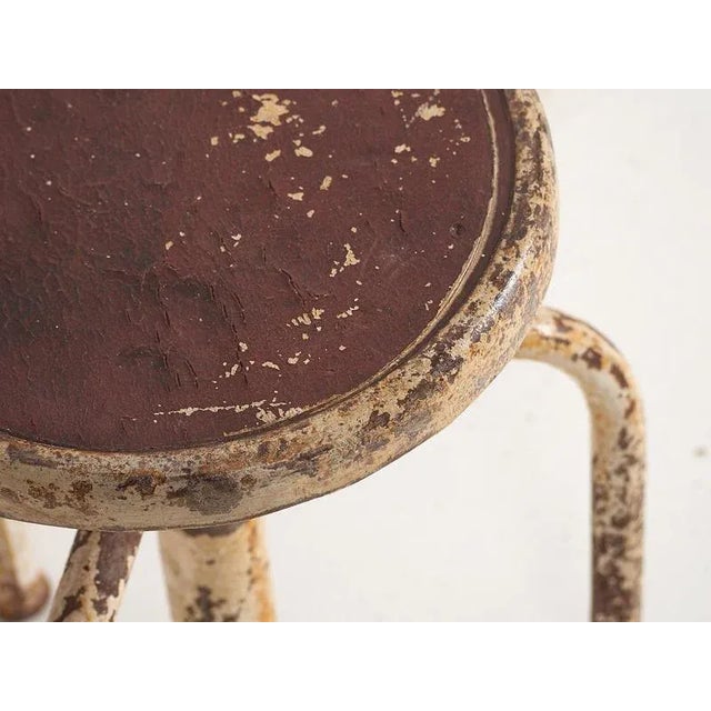 Industrial Style Workshop Stool, 1950 For Sale - Image 4 of 6
