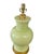 Beautiful lamp in pale green citrus. Lovely pale green shade with gilt decorated base and top. Height of lamp base not...