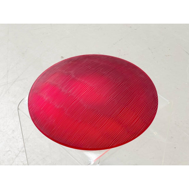 1990s Glass Fruit Bowl by Baldwin & Guggisberg, Nonfoux, 1996 For Sale - Image 5 of 7