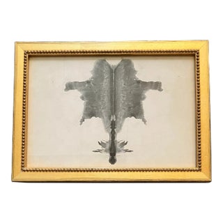1930’s Original Hermann Rorschach Inkblot Tests or Psycho Diagnostic Plates Framed For Sale