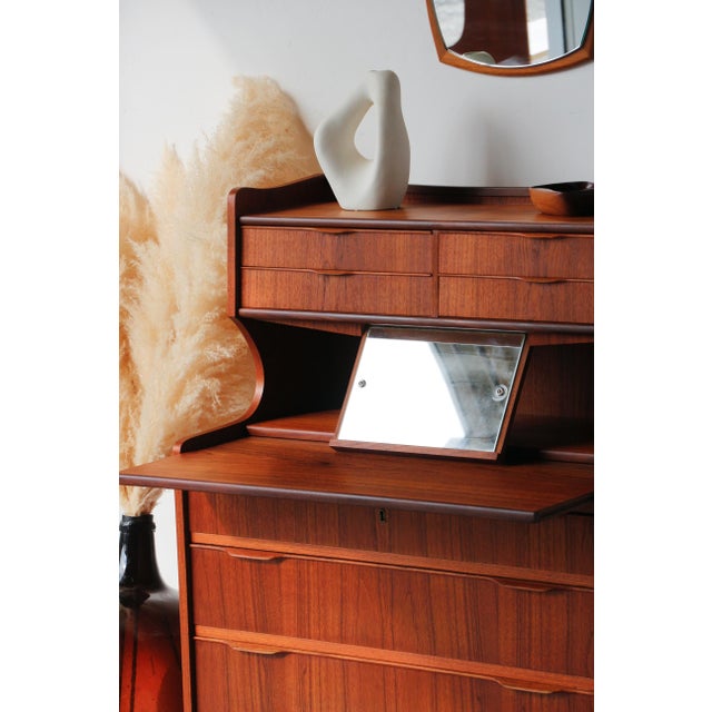 Vintage Danish Teak Secretary, 1960s For Sale - Image 17 of 18
