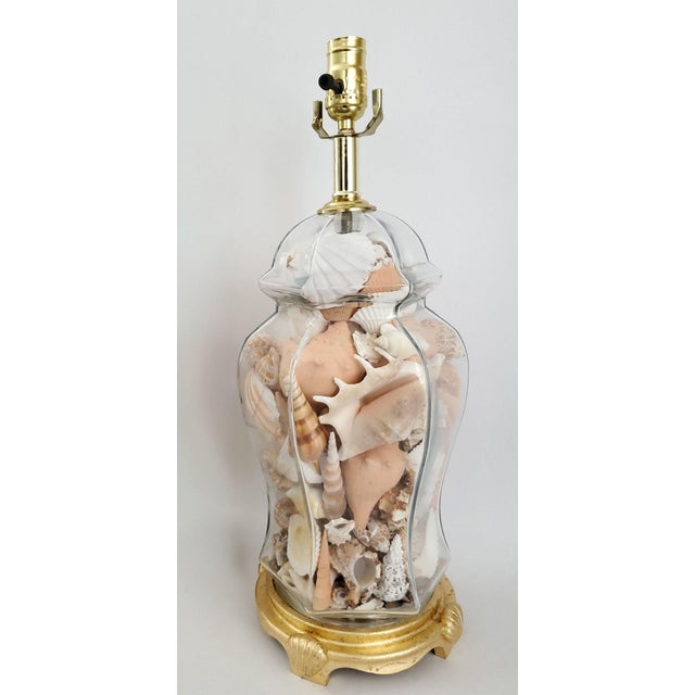 Lamp Pair Seashells Shells Restored For Sale - Image 12 of 12