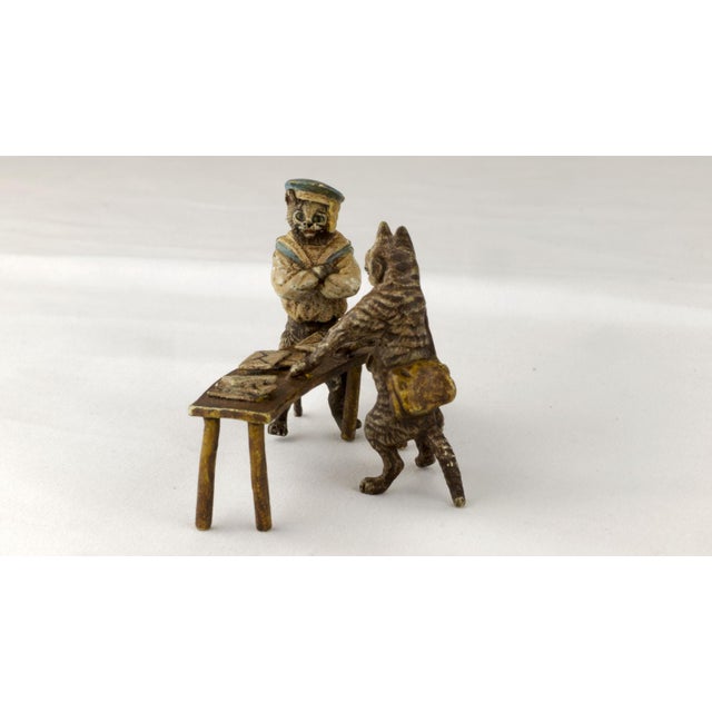 Bergman Foundry, Figure, 19th-Century, Bronze For Sale - Image 4 of 11