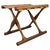 Fully Restored Danish Folding Stool in Oak with Leather Seat by Poul Hundevad, 1960s For Sale - Image 9 of 9