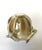 Vintage White Cristal Murano Glass Bowl – Champagne Pearled Italian Art Glass For Sale - Image 4 of 5