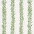 SAMPLE - Schumacher x Marian Mcevoy Tendril Stripe Indoor/Outdoor Fabric In Leaf For Sale