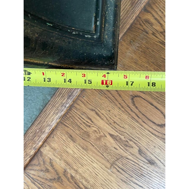 Antique Victorian Hand Painted Tole Decorated Fireplace Coal Scuttle For Sale - Image 9 of 9