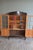 20th century Dutch fruit tree wood Art Deco display cabinet, bookcase, shop cabinet, china cabinet, library cabinet. The...
