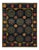 Suzani Collection Hand-Knotted Area Rug - Black 9' 1" x 11' 4" For Sale