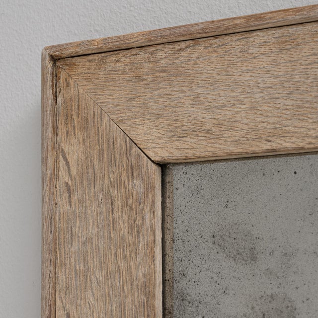 1900s French Oak Wall Mirror For Sale - Image 13 of 18