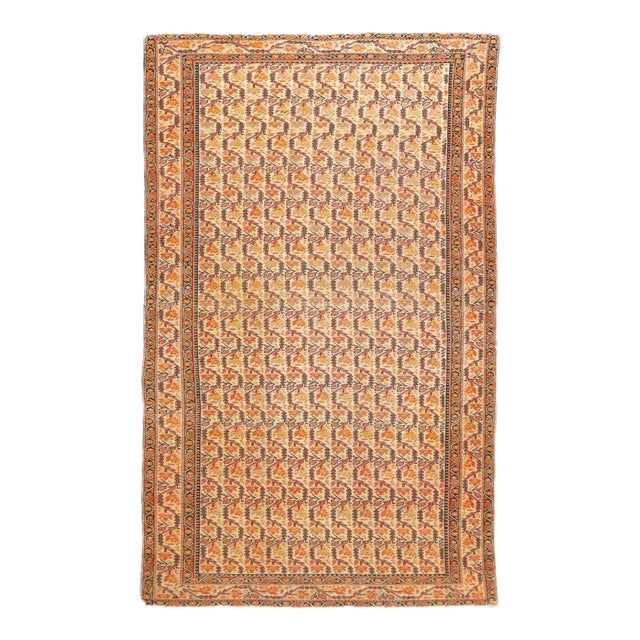 Late 18th Century Antique Persian Farahan Rug 4'2'' x 6'6'' For Sale