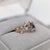 Aaa London Blue Topaz Ring With Earth-Mined Diamond Accents in Solid 14k Gold, Size 6.75 For Sale In Columbus - Image 6 of 9