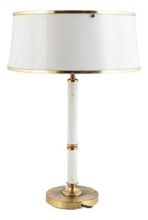 White Lacquered Model 8423 Table Lamp from Boréns, Sweden, 1970s