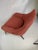 Raspberry Red Mid-Century Lawrence Peabody - Craft Assoc. Lounge Chair For Sale - Image 8 of 10