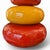 Albret Red and Yellow Ceramic Lamp, 1980s For Sale - Image 4 of 6