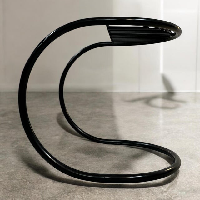 Metal Space Age Tubular Steel Nightstand For Sale - Image 7 of 7