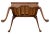 1960s Petite Desk Vanity, Chippendale Style, Three Dovetail Drawers, Solid Walnut For Sale - Image 12 of 12
