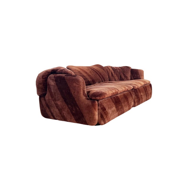 Vintage Italian Two-Seater Sofa by Alberto Rosselli for Saporiti, 1970s For Sale - Image 15 of 15