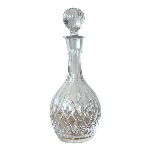 Vintage Regency Cut Crystal Decanter For Sale