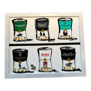 NYC Soup Still Life Pop Art Painting