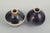 Carl-Harry Stålhane for Rörstrand Two Miniature Vases, mid 20th century. Two wheel-thrown stoneware miniature vases with...