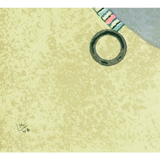 1969 Wassily Kandinsky Lithograph "Vert Et Rouge" (Green and Red) For Sale - Image 4 of 5