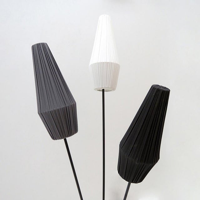 Mid-Century Modern Swedish Tripod Floor Lamp, 1950 For Sale - Image 3 of 9