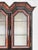 19th Century Kussenkast Display Bookcase in Wood Marquetry, Glass and Velvet For Sale - Image 4 of 12