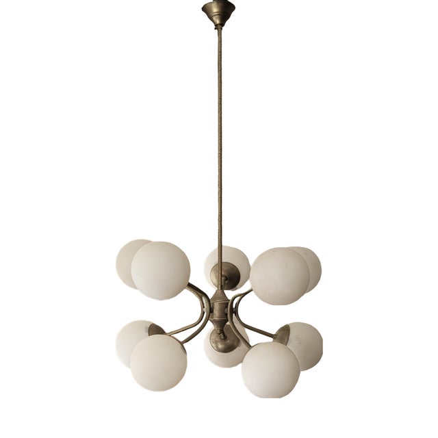 Vintage Sputnik Pendant Light, 1950s For Sale