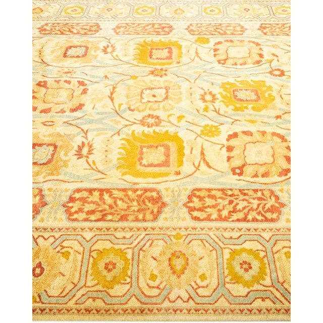 Solo Rugs Mogul, One-of-a-Kind Hand-Knotted Area Rug in Ivory, 6' 0" x 9' 1" For Sale - Image 4 of 8