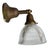 Circa 1920’s Original Painted Patina Holophane Bell Shade Wall Sconce For Sale - Image 10 of 10