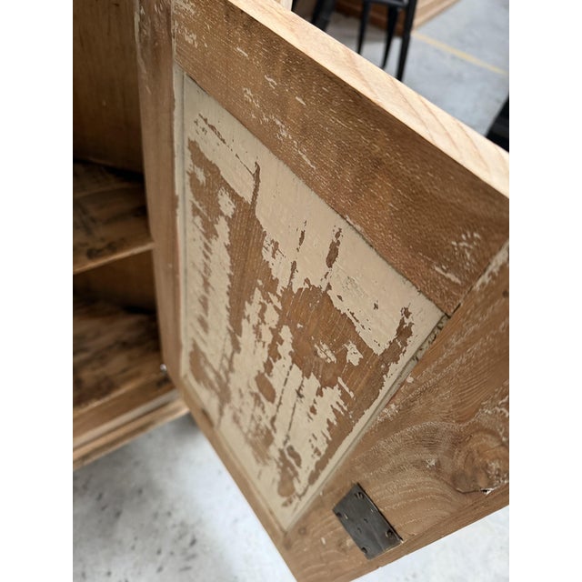 20th Century Elm Corner Cabinet, 1950s For Sale - Image 8 of 14