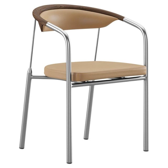 Chairman Chair in Walnut with Upholstery in Sand by Henrik Tengler for One Collection For Sale - Image 15 of 15