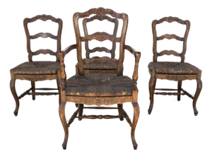 Ladder Back Chairs Set if 4