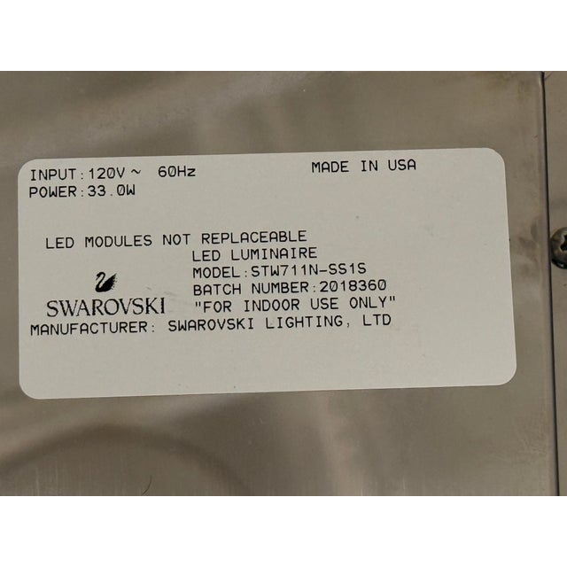 Swarovski Glissand Flush Mount For Sale - Image 11 of 13