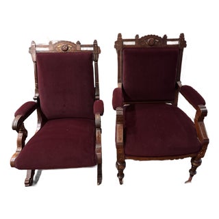 Late 19th Century American Eastlake / Renaissance Revival Chairs (Pair) For Sale