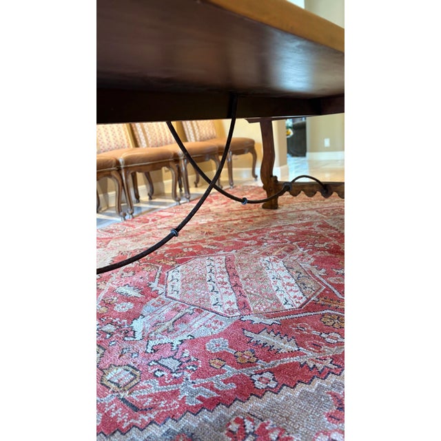 Sienna Michael Taylor Walnut Portuguese Dining Table For Sale - Image 8 of 11