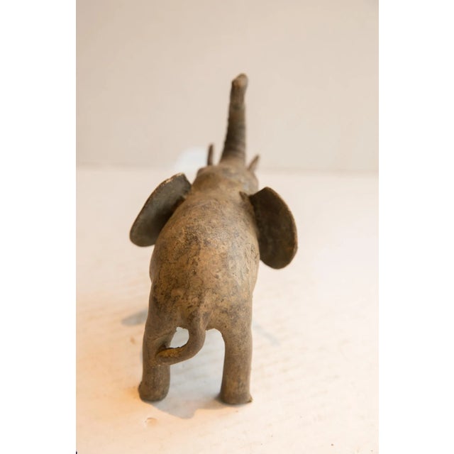 Late 20th Century Vintage African Elephant Sculpture For Sale - Image 5 of 7