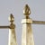 Neoclassical Andirons in Patinated Brass, 1890s, Set of 2 For Sale - Image 3 of 10