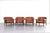 Mid-Century Oak & Leather Armchairs by Arne Norell for Coja, 1960s, Set of 4 For Sale - Image 17 of 17