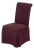 Contemporary Purple Upholstered Slipper Chair For Sale