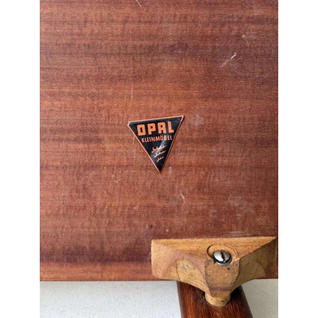 Wood Vintage Teak Reading Table from Opal, 1960s For Sale - Image 7 of 9