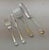 English New 1980s Complete European Cutlery Set for 12, Including Fish Eaters & Serving Pieces 129 Pieces. Old English For Sale - Image 3 of 17