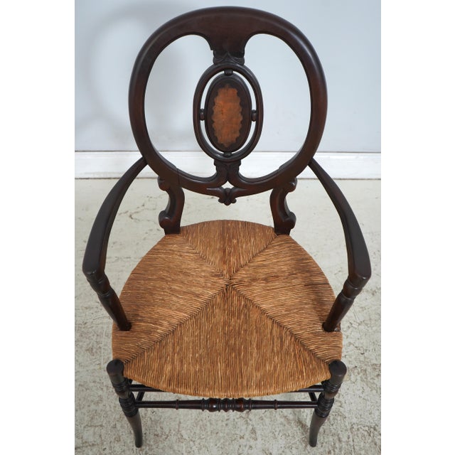 Age: C. 1880’s Details: Fine Carved Details High Quality Construction Stretcher Base Frame Un-Marked As To Manufacture...