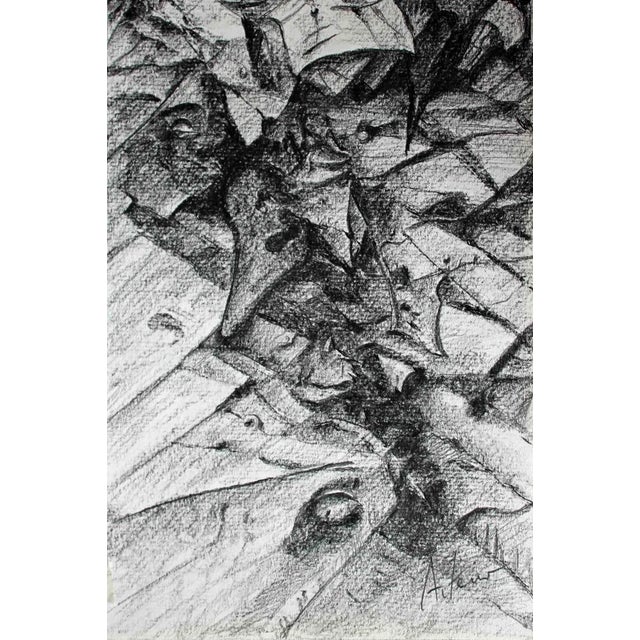 Artemio Ceresa, Surreal Landscape, Pencil Drawing, 2018 For Sale - Image 4 of 4