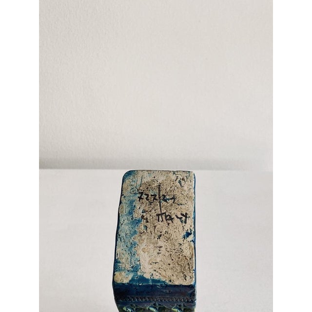 Rimini Blue Vase by Aldo Londi for Bitossi, Italy For Sale - Image 14 of 15