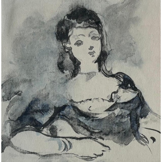 Edouard Manet, Study on Olympia, Lithograph For Sale - Image 3 of 8