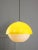 Space Age Yellow Acrylic Glass Pendant Lamp, 1970s For Sale - Image 5 of 13