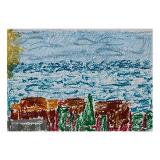 Alfredo Pizzi, Sea, Pastel Drawing, 2025 For Sale
