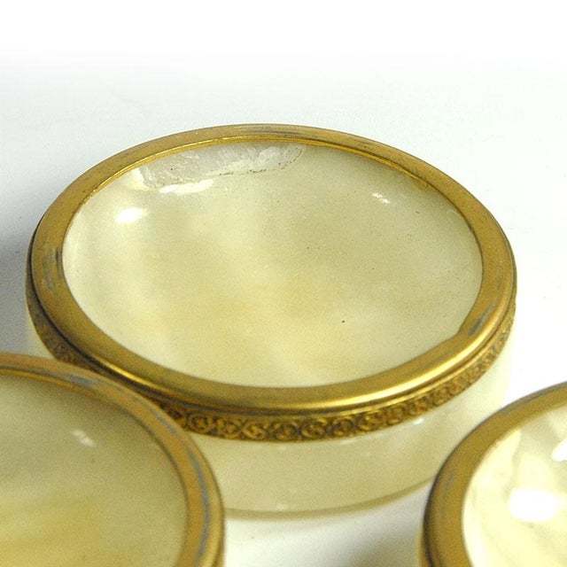 Italian Alabaster Dishes, 1970s, Set of 4 For Sale - Image 10 of 12